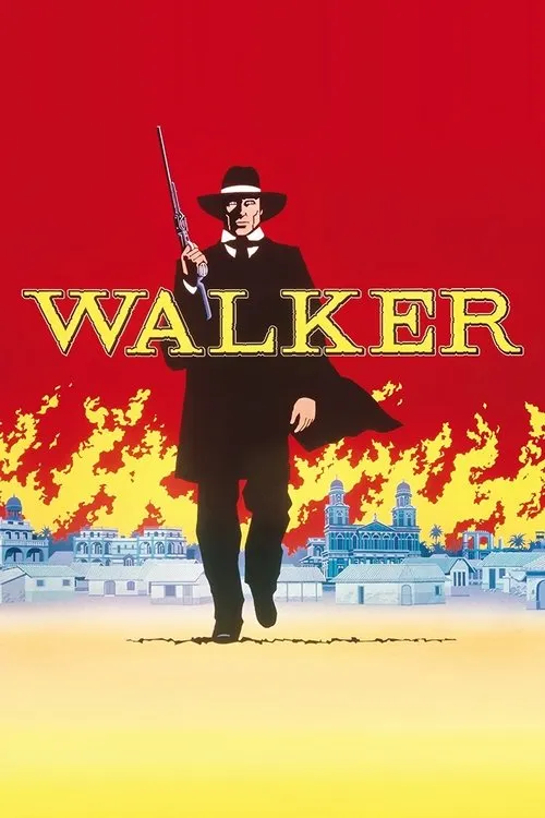 Ed Harris interpreta a William Walker en Walker (Una historia verdadera)