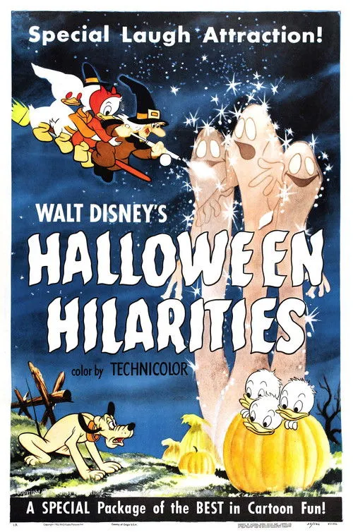 Portada de Walt Disney's Halloween Hilarities