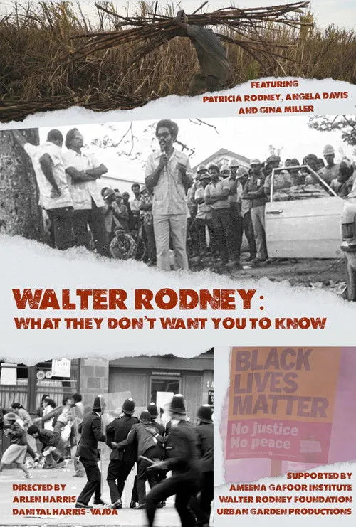 Póster de Walter Rodney: What They Don’t Want You to Know