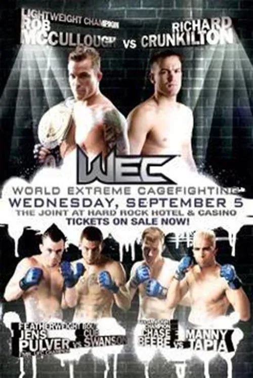 Blas Avena interpreta a Self en WEC 30: McCullough vs. Crunkilton