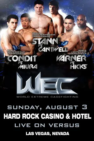 Damacio Page interpreta a Self en WEC 35: Condit vs. Miura