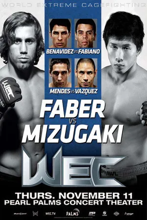 Póster de WEC 52: Faber vs. Mizugaki