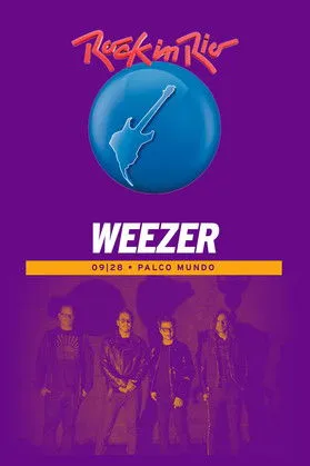 Póster de Weezer - Rock in Rio