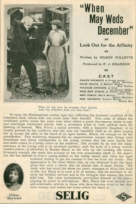 Roy Watson interpreta a Banker Black en When May Weds December