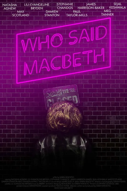 Sejal Keshwala interpreta a Interviewee en Who Said Macbeth