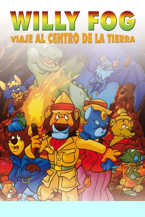 Póster de Willy Fog: viaje al centro de la Tierra