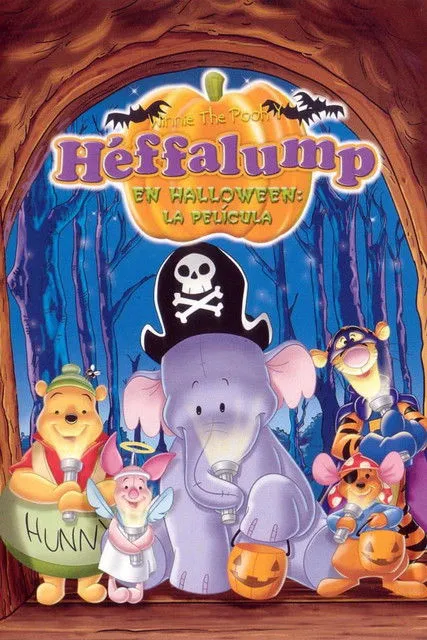 Póster de Winnie the Pooh y Héffalump en Halloween: la película