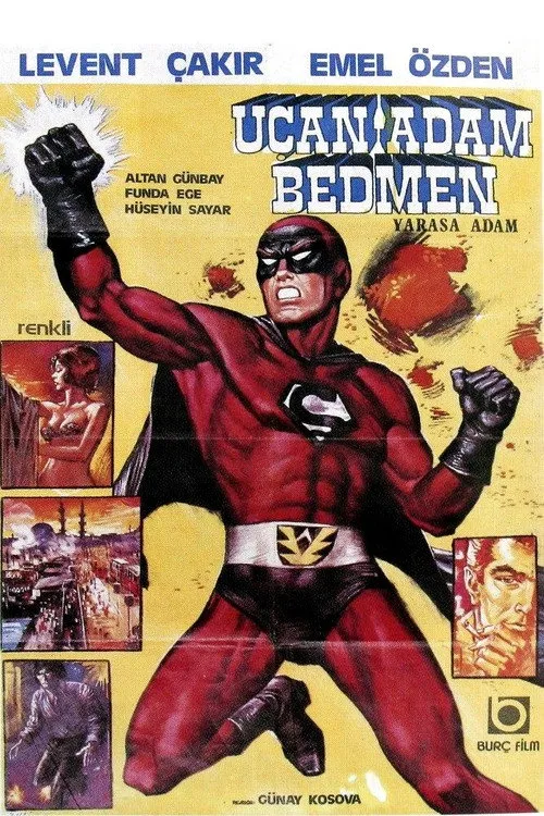 Altan Günbay interpreta a en Yarasa adam- Bedmen (Batman turco)