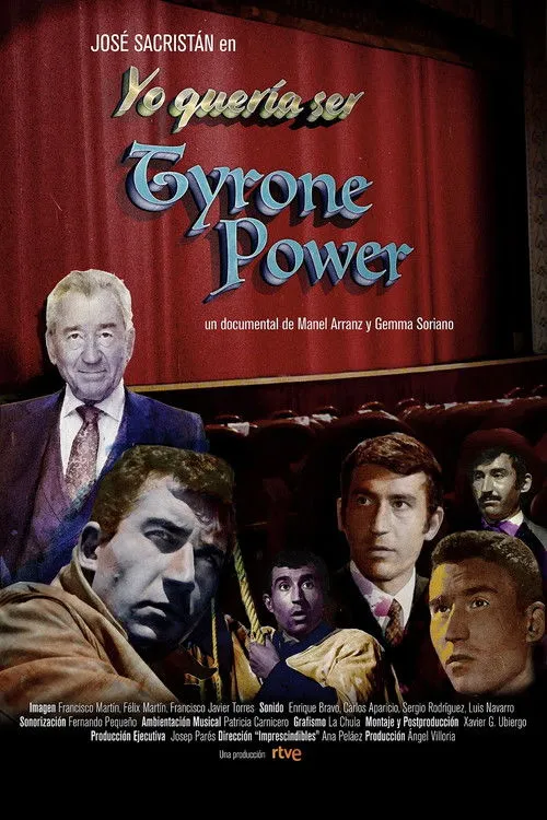Póster de Yo quería ser Tyrone Power