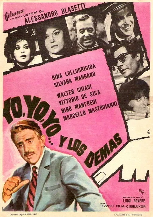 Gina Lollobrigida interpreta a Titta en Yo, yo, yo... y los demás