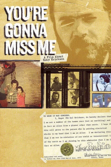 Póster de You're Gonna Miss Me: A Film About Roky Erickson