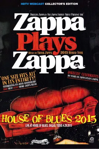 Póster de Zappa Plays Zappa - House Of Blues 2015