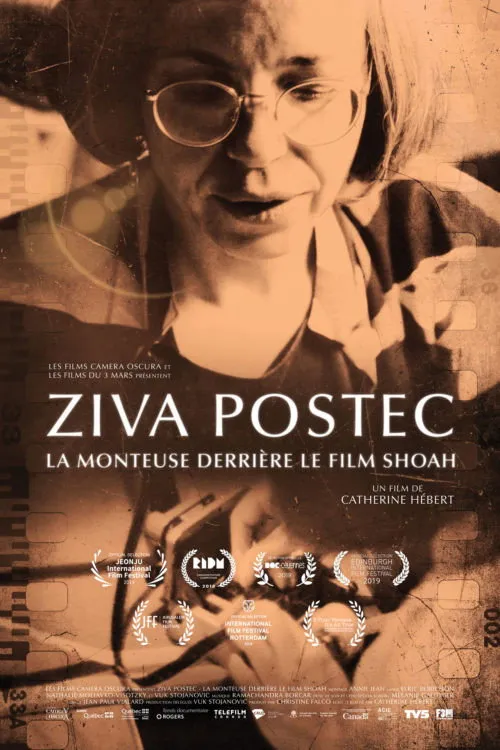 Póster de Ziva Postec. La monteuse derrière le film Shoah