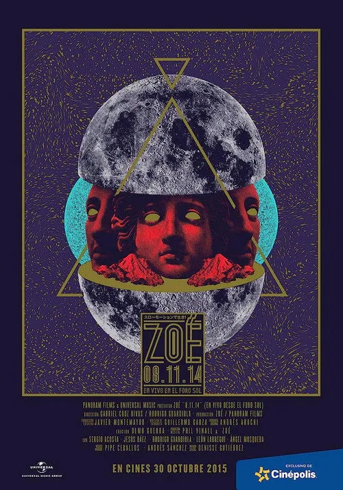 Póster de Zoé: 8.11.14 (En Vivo en el Foro Sol)