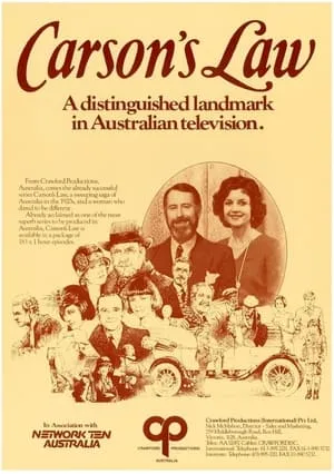 Carátula de Carson's Law