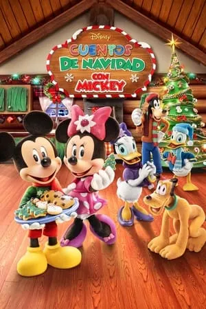 Carátula de Cuentos de Navidad con Mickey