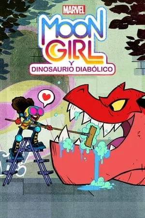 Carátula de Marvel's Moon Girl y Dinosaurio Diabólico