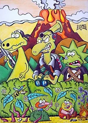 Carátula de The Terrible Thunderlizards