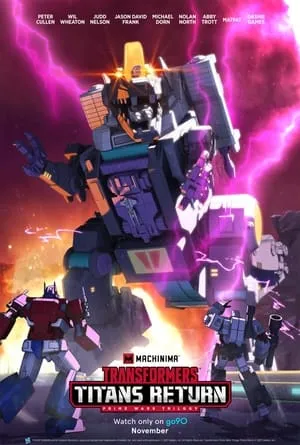 Carátula de Transformers: Titans Return