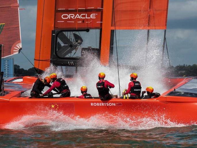 Carátula de Vela - Sail GP · Nova Zelândia Sail GP - 2º Dia